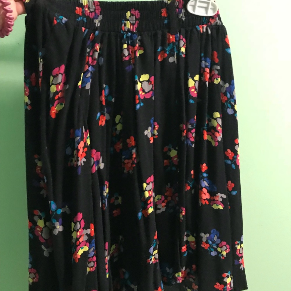 floral skater skirt